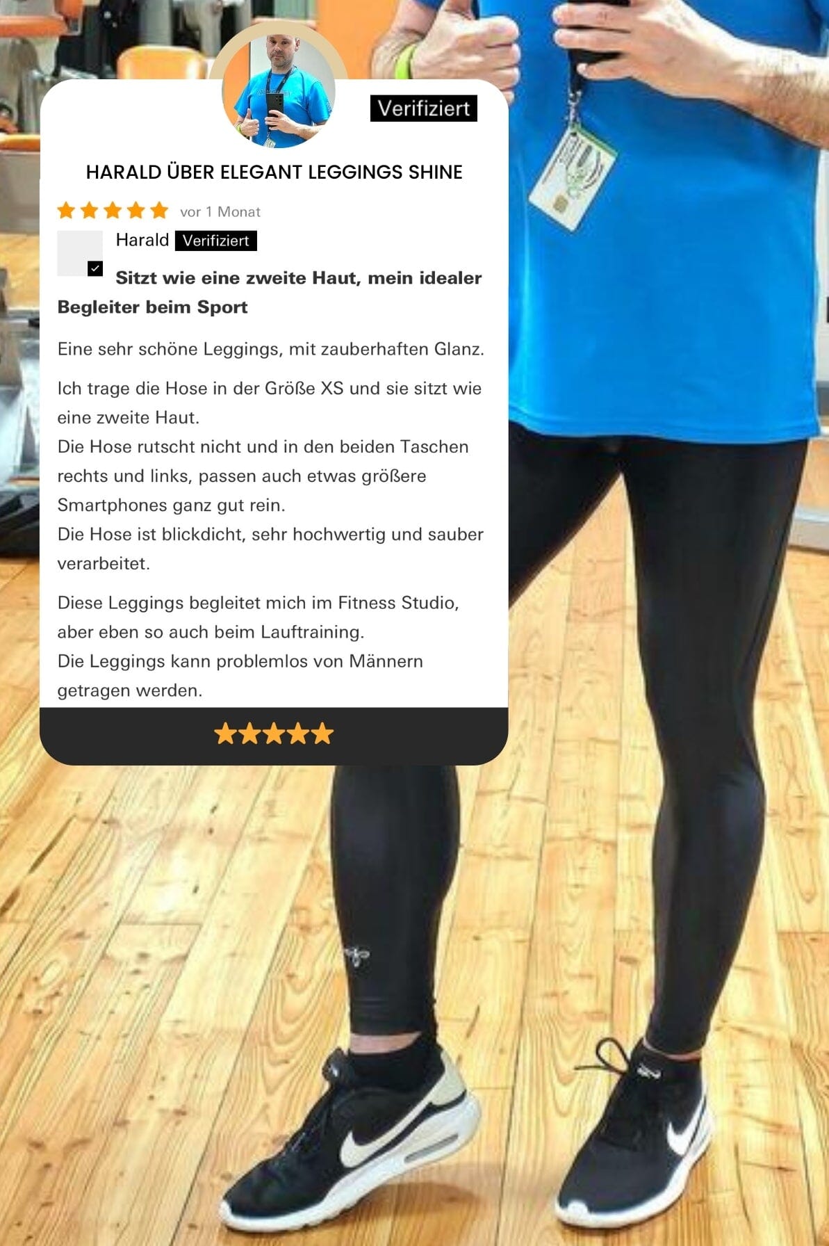 Elegant Leggings shine men