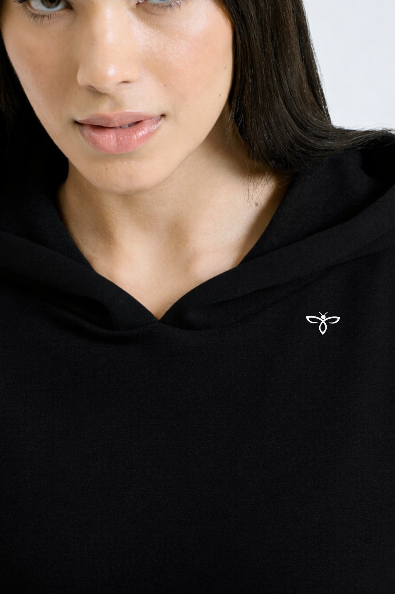 Elegant Cropped Hoody