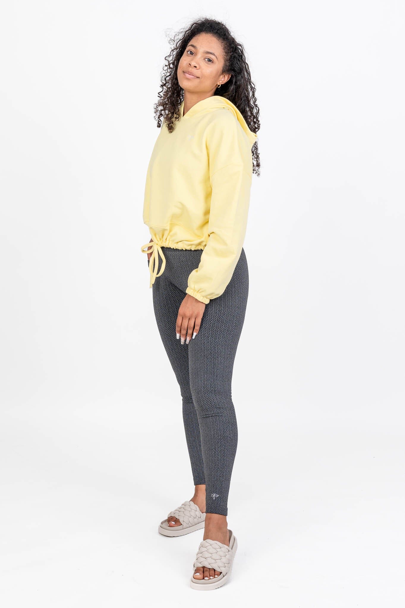 Elegant Cropped Hoody